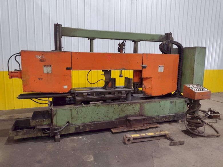 50" X 20" PEDDINGHAUS SERIES #1250-510 STRUCTURAL STEEL HORIZONTAL SAW: STOCK #19129