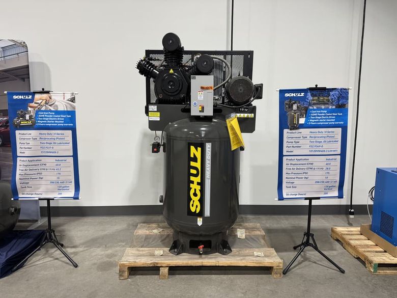 Schulz 15120VW60X-3 15 HP Piston Air Compressor (New)