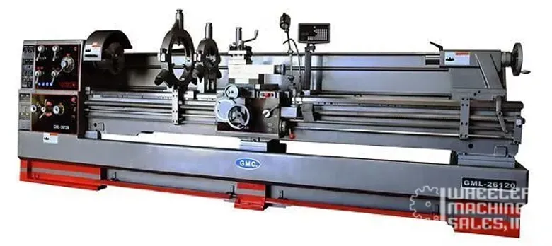 New GMC GML-2612026 x 120" Metal Lathe with 2-Axis DRO