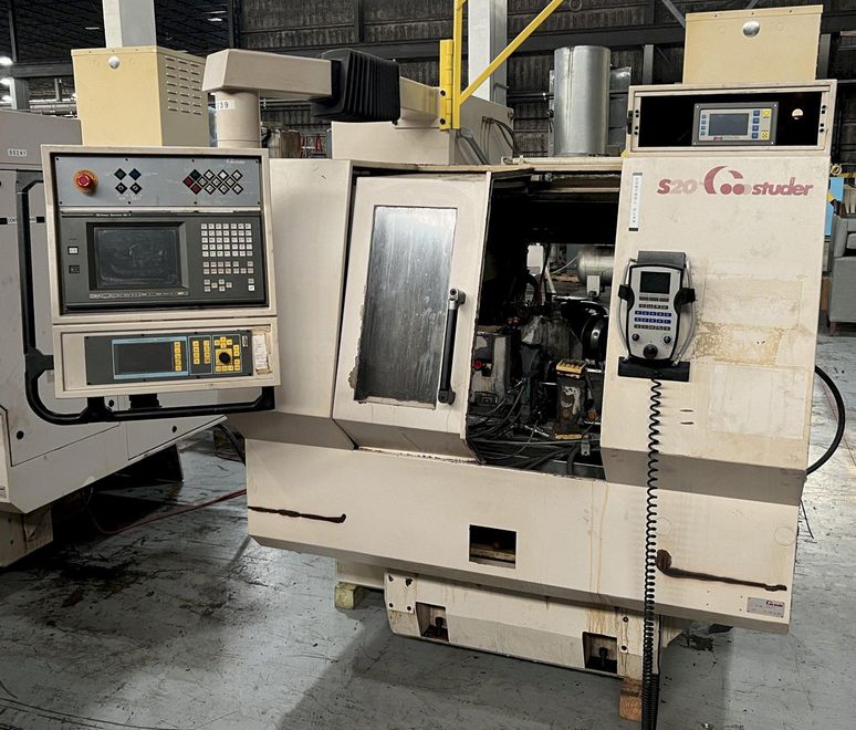 Studer S20 CNC Plain Cylindrical Grinder with Combination Plain/Angle Wheel Head and Swiveling W