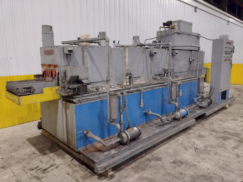 20" W X 8" H MANOR MODEL #JS-552M-B20 STAINLESS STEEL BELT CONVEYOR WASHER: STOCK #21982
