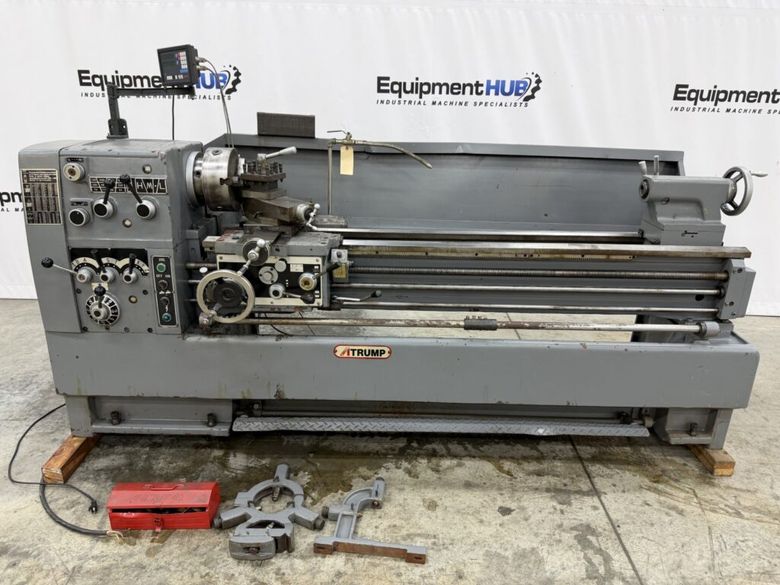 Atrump 1760 17″ x 60″ Gap Bed Engine Lathe w/ Newall Topaz DRO