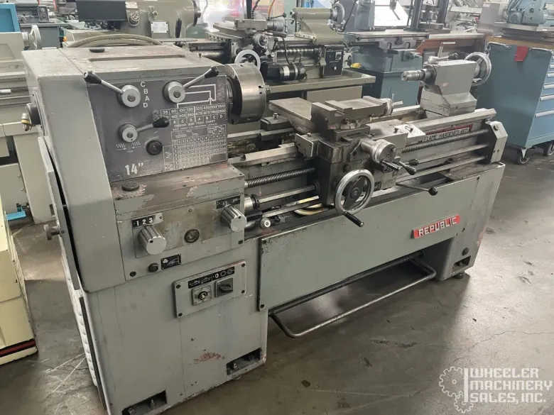 Republic Lagun 14″/20" x 40″  Gap Bed Engine Lathe #8239 #1