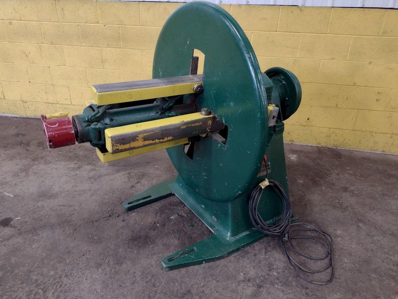 2500 LBS  x 18" LITTELL MODEL #25 PULL OFF COIL REEL UNCOILER: STOCK #16503