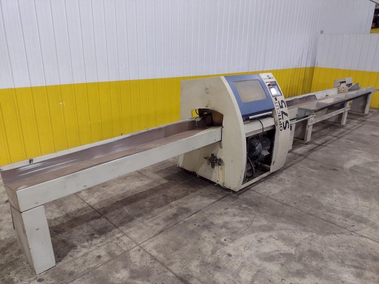 6" HIGH X 14" WIDE WEINIG DIMTER  OPTICUT MODEL #S75 CROSS-CUT AUTOMATIC WOOD SAW, NEW 2003: STO