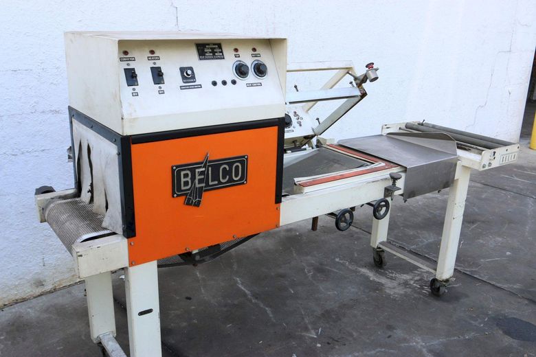 BELCO MODEL STC-2016 "L-BAR" PACKAGING SEALER MACHINE: STOCK #70693