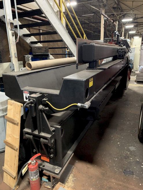 120" X 3/8" PANDJIRIS MODEL 120I-50 SEAM WELDER WITH LINCOLN POWERWAVE: STOCK # 71485