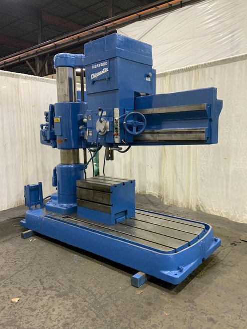 5' X 11" GIDDINGS & LEWIS CHIPMASTER RADIAL ARM DRILL: STOCK #80789