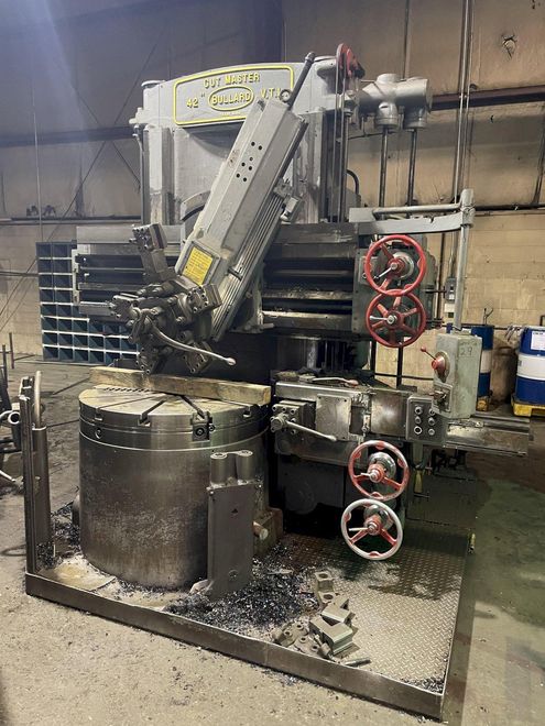 42" BULLARD CUTMASTER 3-JAW VERTICAL TURRET LATHE (V.T.L.): STOCK #14231