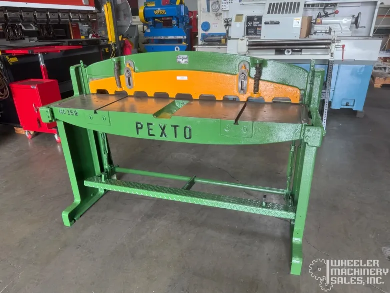 Pexto 152-K Converted Pneumatic Shear - 4' x 16 Ga. #7440 #1