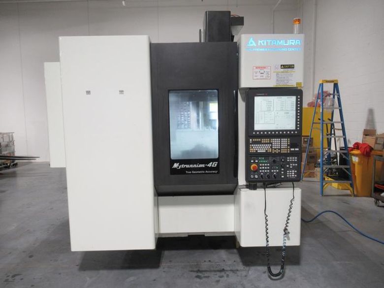 Kitamura Mytrunnion 4G 5-Axis Vertical Machining Center, 15K RPM, 60 ATC, Probing, Thru Spindle Coolant