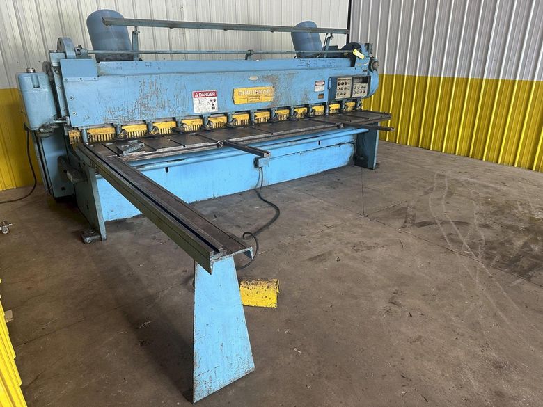 12' x 3/16" CINCINNATI MODEL #1412 AUTOSHEAR MECHANICAL POWER SHEAR: STOCK #10550