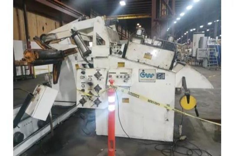 12,500 LB X 36" X .125" CWP UNCOILER STRAIGHTENER COMBO