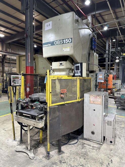 165 TON KOMATSU OBS GAP FRAME STAMPING PRESS