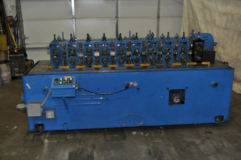 10 STAND X 8" TISHKEN ROLLFORMER 1.5" SHAFT