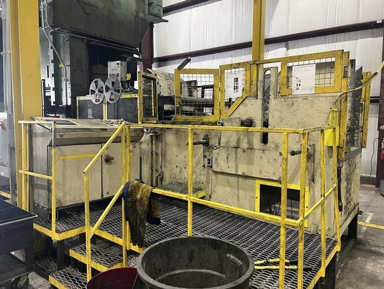 15,000 LB x 36" x .312" COE Coil Cradle Straightener Feeder Space Saver Servo Feed Line