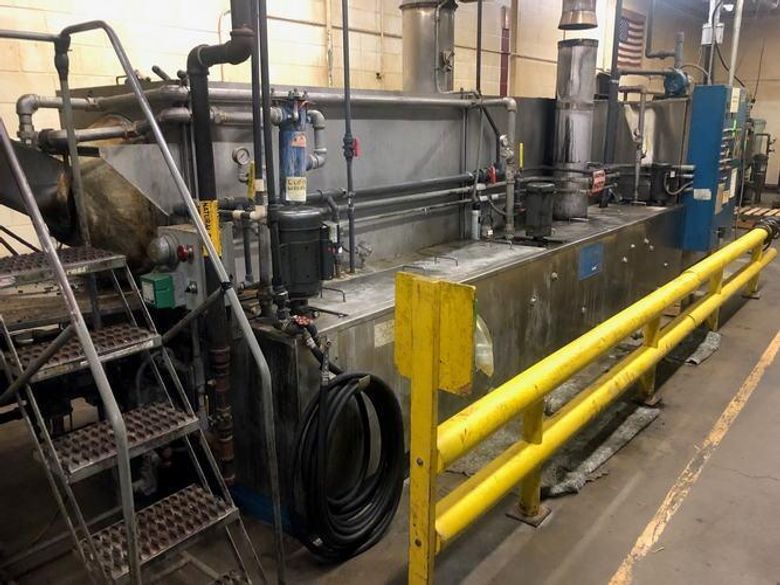 30" X 28' JENSEN ROTARY WASHER 4 STAGE