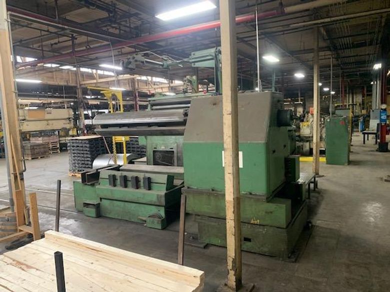 20,000 Lb X 72" X .125" Minster Cut To Length Line