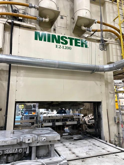 Minster E2-1200-120-60 Straight-Side Transfer Press
