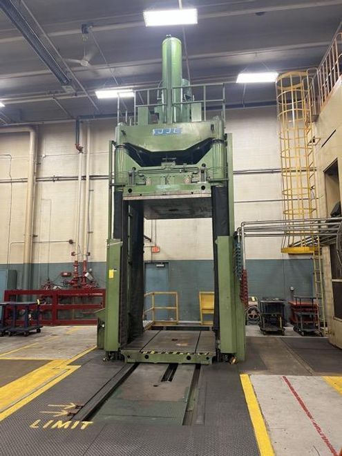 224 Ton Reis Hydraulic 4 Post Spotting Press