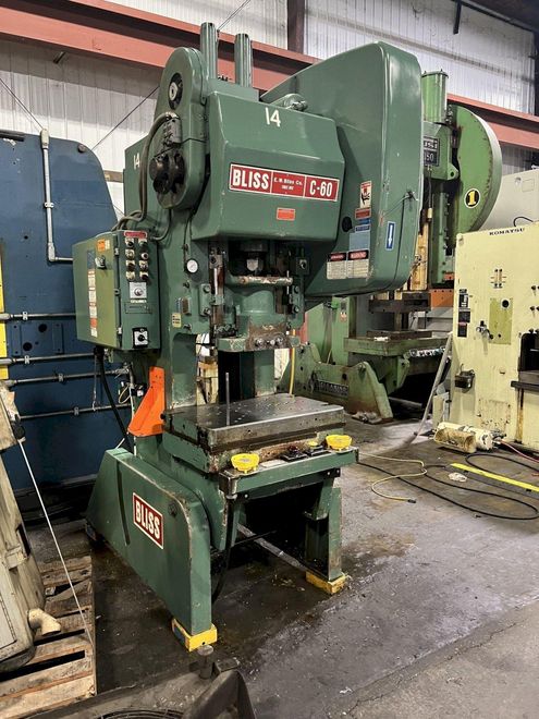 BLISS 60 TON OBI PRESS