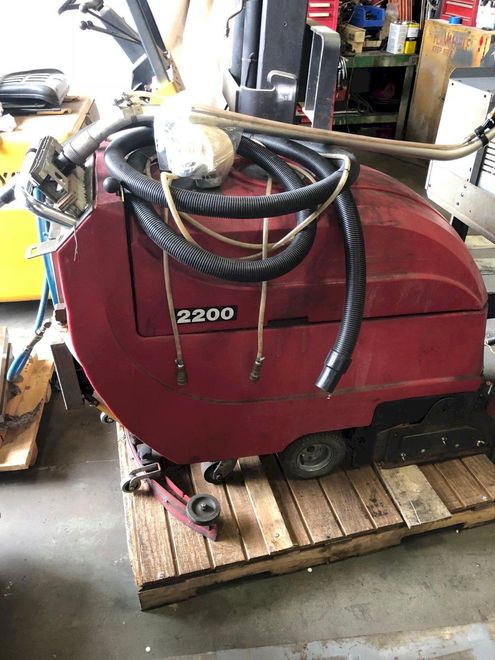 Cat Model 220  Walk Behind Floor Scrubber sweeper