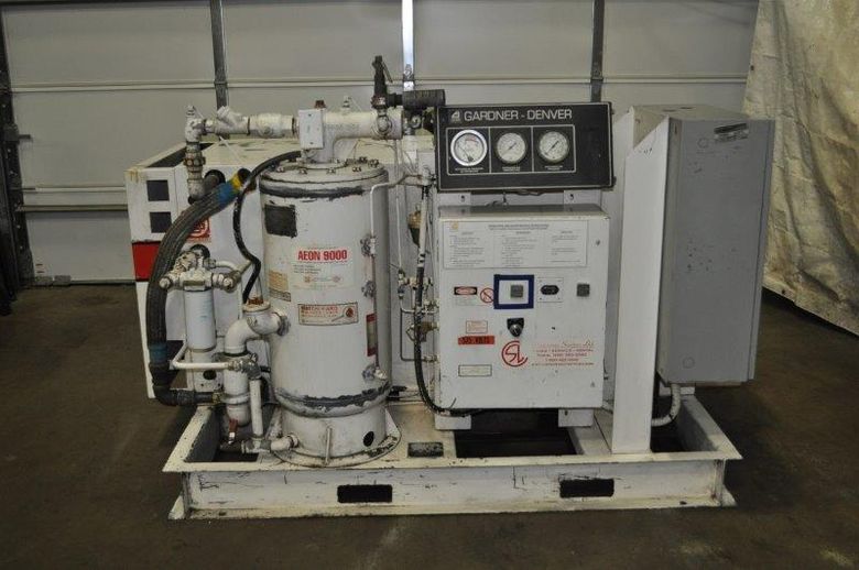 50 HP GARDNER DENVER ELECTRA SAVER II ROTARY SCREW AIR COMPRESSOR