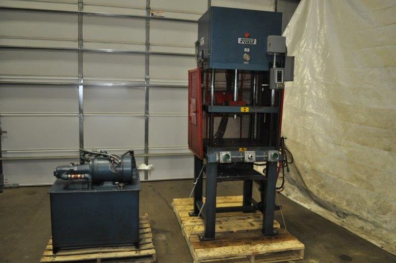 15 TON FOSTER 4 POST HYDRAULIC PRESS