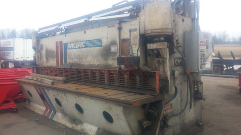 16' x 3/8" PACIFIC HYDRAULIC SHEAR
