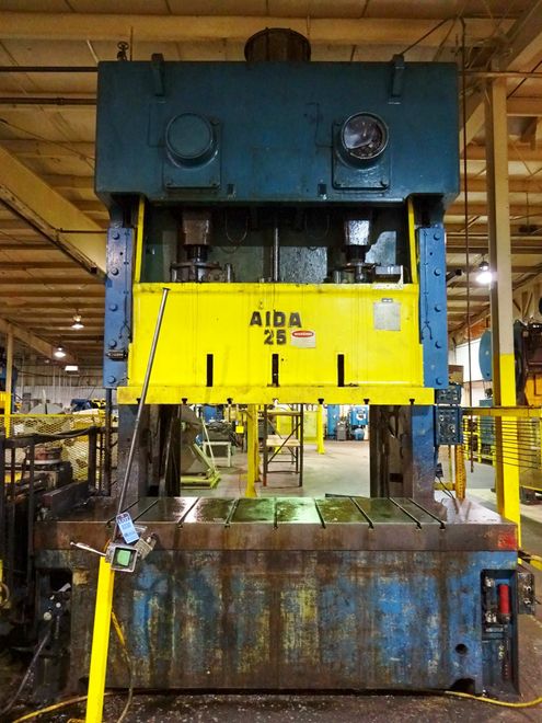 275 TON AIDA DOUBLE CRANK GAP FRAME PRESS