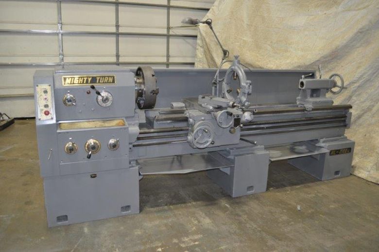 21" x 80"  MIGHTY TURN GAP BED ENGINE LATHE