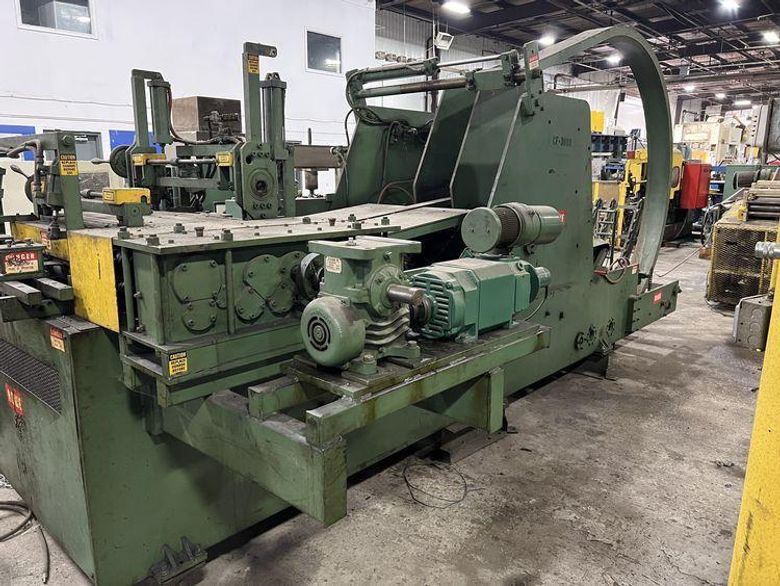 4000 x .150" ROWE CRADLE TYPE SERVO FEED LINE