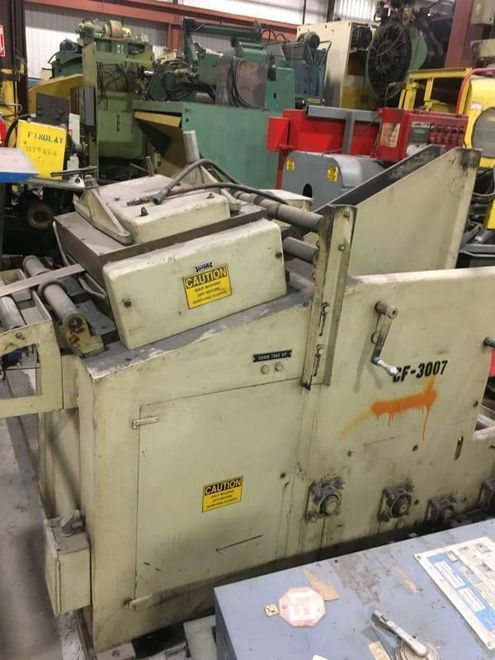 5000 x 18" x .093" COPPER WEYMOUTH PETERSON COIL CRADLE STRAIGHTENER