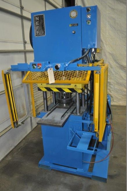 50 TON NEFF 4 POST HYDRAULIC PRESS