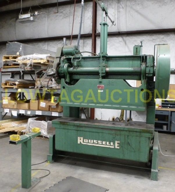 60 TON ROUSSELLE DOUBLE CRANK GAP FRAME PRESS