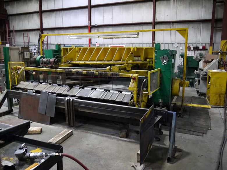 10' x 3/8" WYSONG MECHANICAL SHEAR