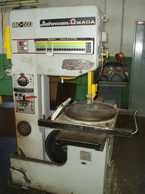 18" AMADA MODEL VAC-500 BANDSAW