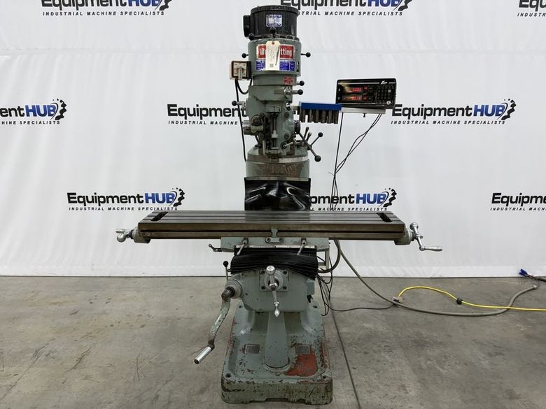 Well-Setting 9″ x 49″ Vertical Milling Machine w/ Enco DRO