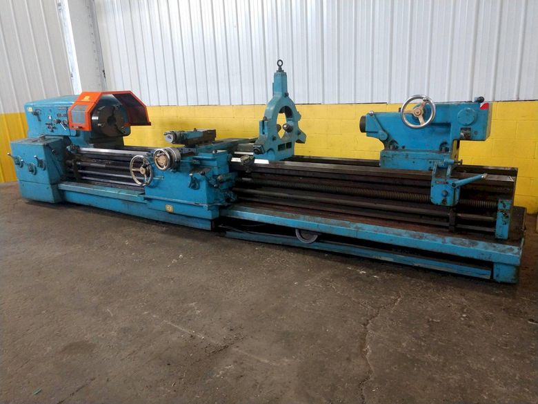 25" X 144" MONARCH SERIES 80 MODEL 2516 HEAVY DUTY ENGINE LATHE, 3" HOLE: STOCK #14833