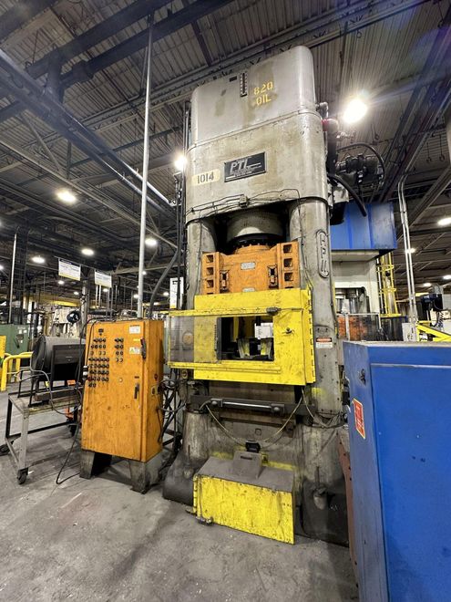 500 TON HPM (PTI REBUILT) 36" X 36" BED HYDRAULIC PRESS: STOCK #20202