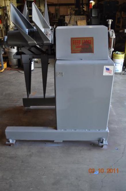 6000 LB x 12" FEED LEASE UNCOILER NON-MOTORIZED