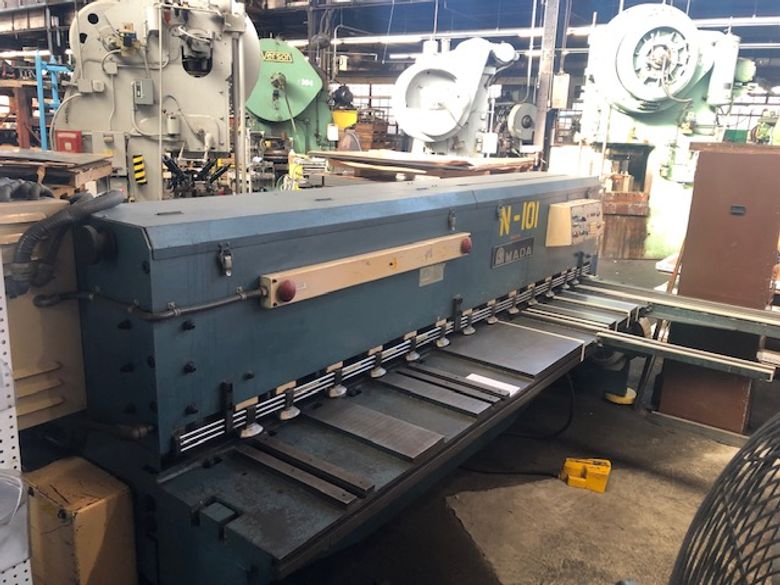 10' x 3/16" AMADA  MECHANICAL SHEAR