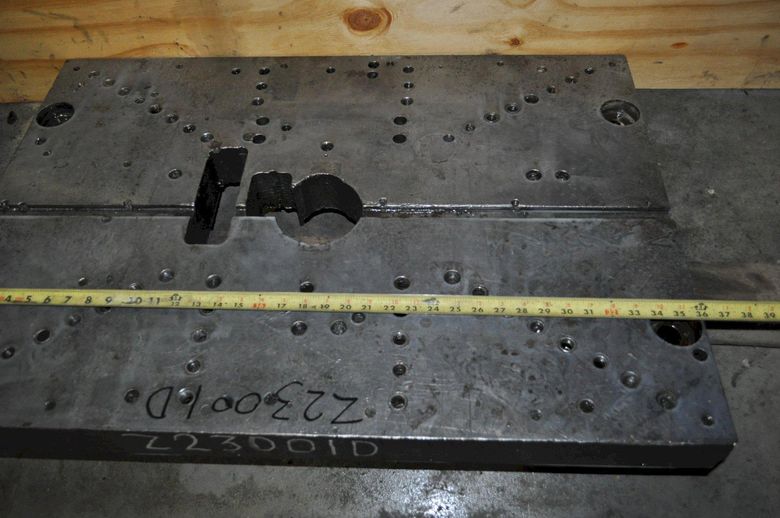 36" X 25" X 3" Bolster Plate