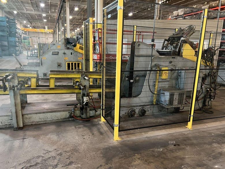 10,000 LB x 24” x .250” COLT COIL CRADLE STRAIGHTENER