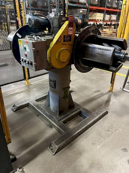 2500 LB X 12" COLT DOUBLE END UNCOILER MOTORIZED