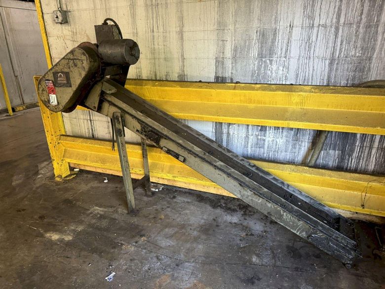 8" x 8' ERIEZ MAGNETIC SCRAP CONVEYOR