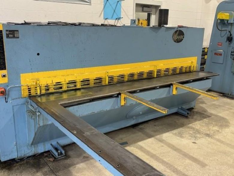 10' x 1/4" ATLANTIC HYDRAULIC SHEAR