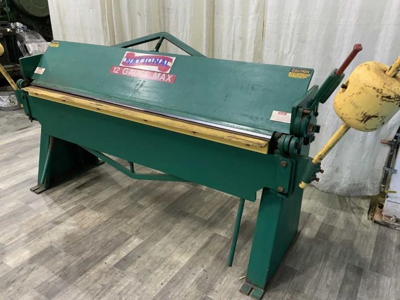 72" X 16 GAUGE NATIONAL HD APRON BRAKE: STOCK #80614