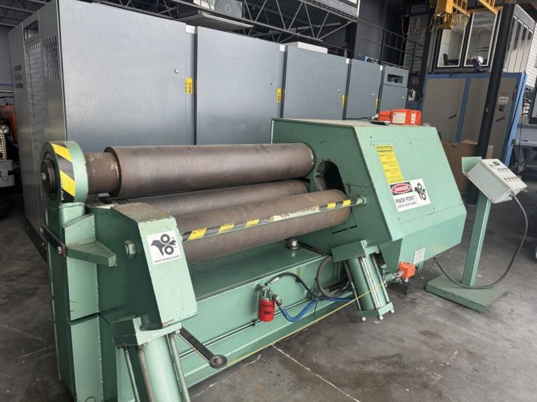 JM Montgomery 4850-H 3-Roll 1/2″ x 4′ Hydraulic Plate Bending Roll