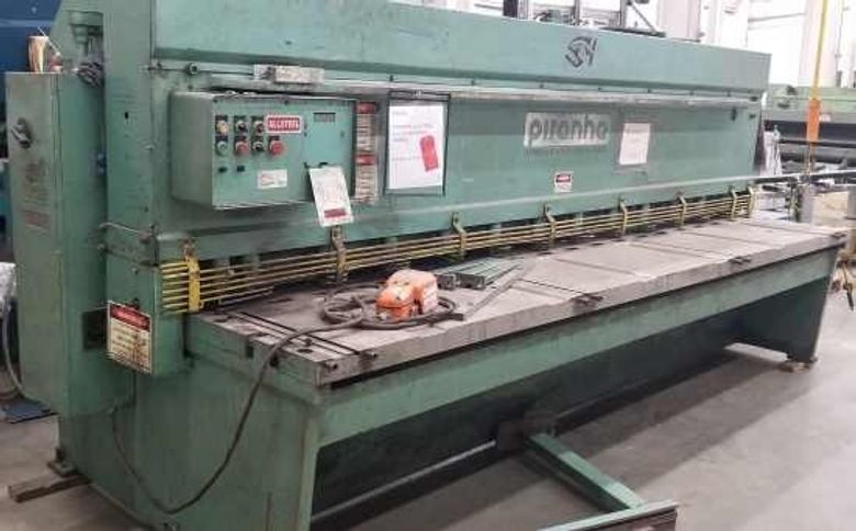 Piranha ALLSTEEL 1/4-12 12′ x 1/4″ Hydraulic Shear